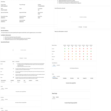 Sevice Now out of the box reporting tools